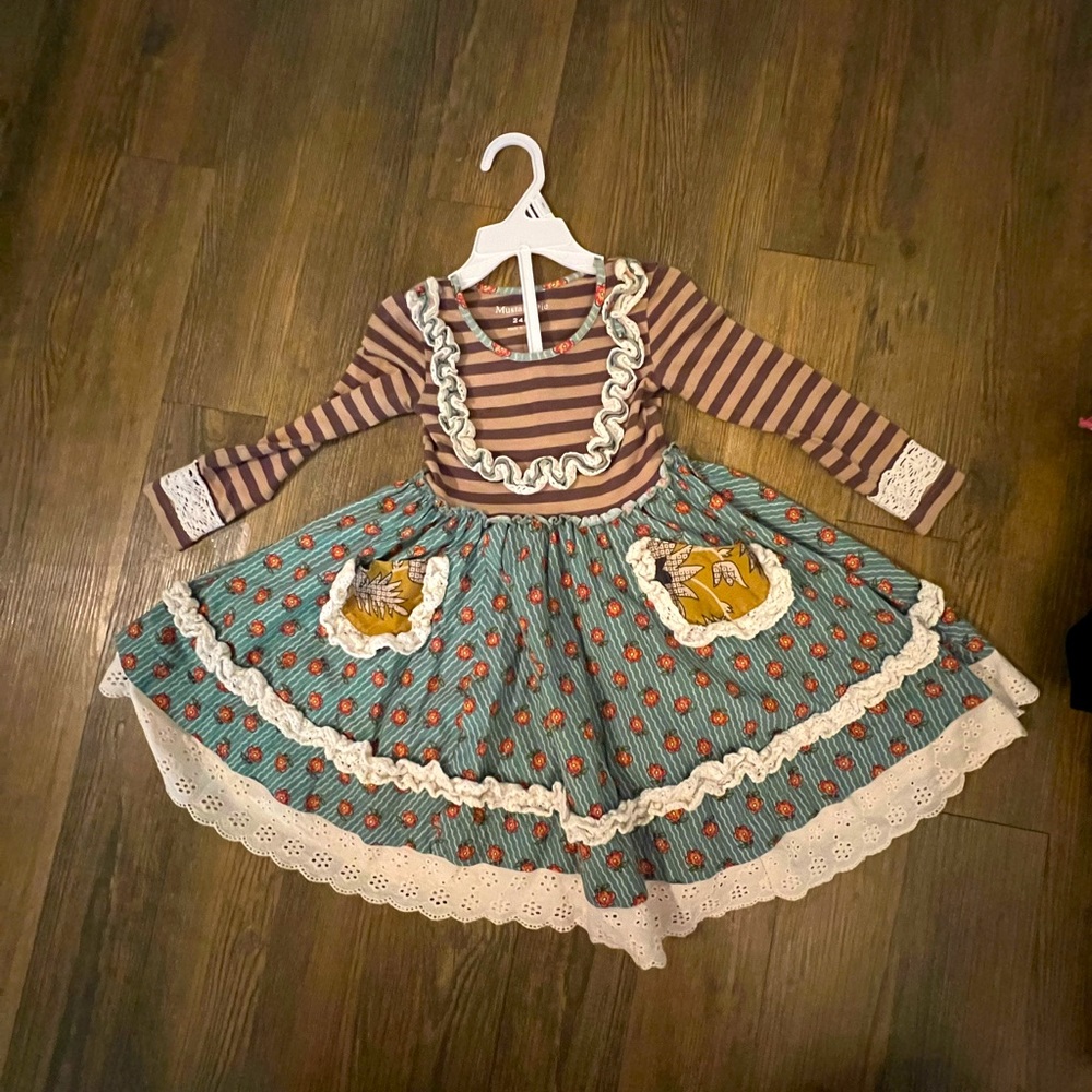 Mustard Pie 24M fall dress